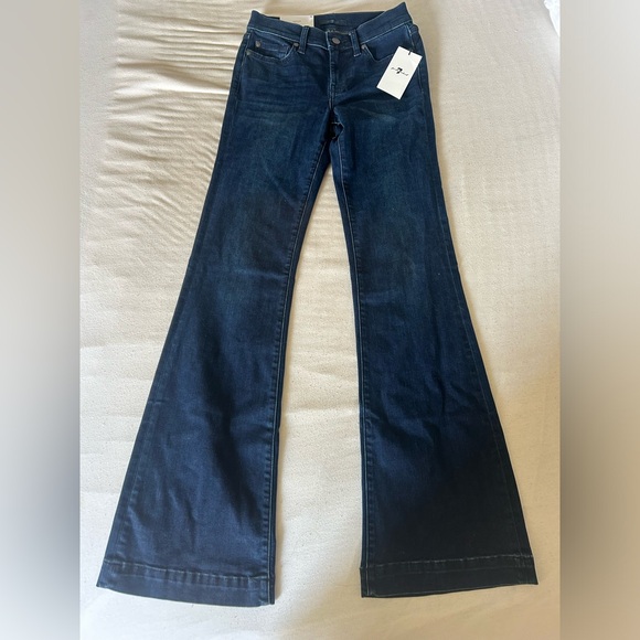 7 For All Mankind Dojo Jeans size 25, brand new with tags never worn - Picture 2 of 5
